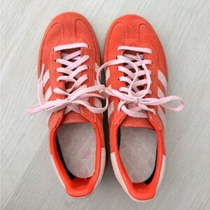 Adidas Women's Coral and Pink Sneakers